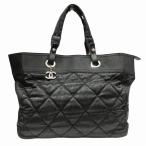 ショッピングシャネル シャネル CHANEL パリビアリッツGM A34210 コーティングキャンバス バッグ トートバッグ レディース 中古