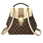 ルイヴィトン Louis Vuitton ダミエ エベヌ クラプトン N42259 バッグ リュック レディース 中古
