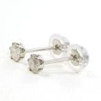 ピアス PT900 プラチナ ダイヤ 0.10 ×2 総重量約0.2g