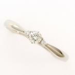 ショッピング15号 リング・指輪 PT900/プラチナ 15号 ダイヤ 0.153ct ダイヤ 0.02ct 総重量約2.3g