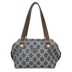 ショッピングセリーヌ セリーヌ マカダム デニム バッグ ハンドバッグ ショルダーバッグ レディース 中古