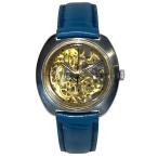 ウォルサム モナコ 手巻き スケルトン ベルト社外品 時計 腕時計 メンズ 中古