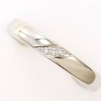 ショッピングPT リング PT950 指輪 9号 ダイヤ 0.024 総重量約4.1g