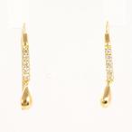 ショッピングダイヤ ピアス K18YG ダイヤ 0.05ct 総重量約1.0g