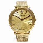 ヴェルサーチ VERSACE 腕時計 総重量約64g SS SS クオーツ ゴールド文字盤 VBP060017 メンズ 中古