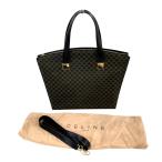 セリーヌ CELINE オールド マカダム バッグ ハンドバッグ ショルダーバッグ レディース 中古
