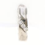  серьги ( одна сторона уголок ) K10WG diamond полная масса примерно 0.7g женский б/у 