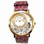 ピアジェ PIAGET アルティプラノ 200本限定 腕時計 総重量約45.6g K18 本革 手巻き ホワイト×ゴールド文字盤 G0A42110 メンズ 中古