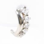 серьги ( одна сторона уголок ) PT/ платина diamond 0.1ct полная масса примерно 1.1g женский б/у 