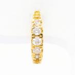  серьги ( одна сторона уголок ) K18YG diamond 0.06ct полная масса примерно 0.5g женский б/у 