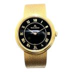 ジャガー・ルクルト JAEGER-LECOULTRE ラウンドウォッチ 腕時計 総重量約56.2g K18 K18 手巻き ブラック文字盤 19097-21 レディース 中古