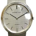 オーデマ・ピゲ AUDEMARS PIGUET ラウンド 腕時計 総重量約82.1g K18 K18 自動巻き シルバー文字盤 メンズ 中古