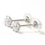  серьги PT900/ платина diamond итого 0.30ct полная масса примерно 0.4g ювелирные изделия 