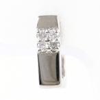  серьги ( одна сторона уголок ) K14WG diamond 0.07ct полная масса примерно 1.1g ювелирные изделия женский б/у 