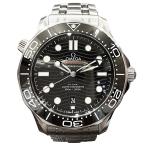 オメガ OMEGA シーマスター ダイバー300 腕時計 総重量約176g SS SS 自動巻き ブラック文字盤 210.30.42.20.01.001 メンズ 中古