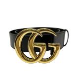  Gucci GUCCI ремень GGma-monto кожа сплав 406831 унисекс б/у 