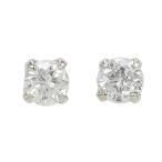  серьги PT900/ платина diamond 0.03ct полная масса примерно 0.1g ювелирные изделия 