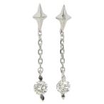  Star Jewelry STAR JEWELRY серьги K18WG diamond 0.05ct полная масса примерно 0.5g ювелирные изделия 