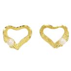  серьги 18KYG жемчуг полная масса примерно 2.0g ювелирные изделия 
