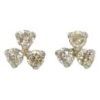  серьги PT900/ платина diamond 0.05ct полная масса примерно 0.2g ювелирные изделия 