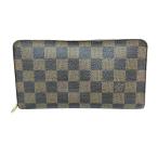 ルイヴィトン Louis Vuitton ダミエ ポルトモネジップ N61728 ラウンドジップ 財布 ユニセックス 中古