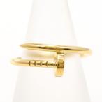 リング カルティエ ジュストアンクル K18YG 指輪 11号 証明書 総重量約3.3g