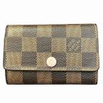 Louis Vuitton Louis Vuitton Damier myurutikre6 N41624 rose ba Rely n бренд мелкие вещи чехол для ключей женский б/у 
