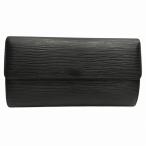 ショッピングエピ ルイヴィトン Louis Vuitton エピ ポルトモネクレディ M63592 財布 長財布 ユニセックス 中古