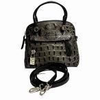  Furla FURLA 2way черный ko вдавлено . сумка ручная сумочка сумка на плечо женский б/у 