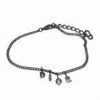  Dior Mini Logo серебряный бренд мелкие вещи браслет женский б/у 