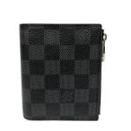 ルイヴィトン Louis Vuitton ダミエグラフィット ポルトフォイユスマート N64021 2つ折り財布 メンズ 中古