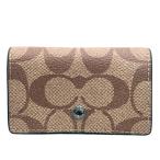  Coach COACH signature F78675 бренд мелкие вещи чехол для ключей унисекс б/у 