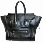 ショッピングセリーヌ セリーヌ CELINE ラゲージ ミニショッパー バッグ ハンドバッグ トートバッグ レディース 中古