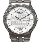 セイコー SEIKO 腕時計 クレドール 総重量約74.4g SS SS クオーツ ホワイト文字盤 8J86-6A00 メンズ 中古
