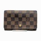 ルイヴィトン Louis Vuitton ダミエ ポルトモネビエトレゾール N61730 2つ折り財布 ユニセックス 中古
