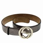  Gucci GUCCI 114876 GG Inter locking бренд мелкие вещи ремень мужской б/у 