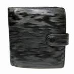 ルイヴィトン Louis Vuitton エピ ポルトビエコンパクト M63552 財布 2つ折り財布 メンズ 中古