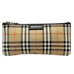  Burberry BURBERRY пенал сумка noba проверка парусина унисекс б/у 