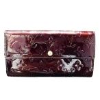 ショッピングヴェルニ ルイヴィトン Louis Vuitton モノグラムヴェルニ ポルトフォイユサラ M93577 長財布 2つ折り財布 レディース 中古