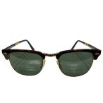  RayBan Ray-Ban Clubmaster складной солнцезащитные очки пластик стекло RB2176 990 мужской б/у 