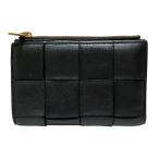 ボッテガ・ヴェネタ カセット ミディアム マキシイントレチャート 2つ折り財布 ユニセックス 中古