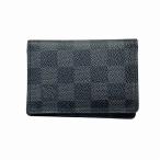 ルイヴィトン Louis Vuitton ダミエグラフィット オーガナイザー ドゥ ポッシ N63143 カードケース ユニセックス 小物 中古