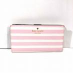ケイト・スペード ピンク 札入れ 財布 長財布 レディース 中古