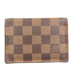 ルイヴィトン Louis Vuitton ダミエ ポルト2カルト ヴェルティカル N60533 ブランド小物 パスケース 名刺入れ ユニセックス 中古