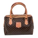 ショッピングセリーヌ セリーヌ CELINE マカダム ブラウン バッグ ハンドバッグ ユニセックス 中古