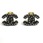 シャネル CHANEL ココマーク 02A ラインストーン ブランド小物 イヤリング レディース 中古