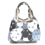  Savoy парусина голубой серый сумка ручная сумочка большая сумка женский б/у 