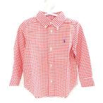 RALPH LAUREN Ralph Lauren / ребенок рубашка с длинным рукавом /100/ ребенок одежда /SA разряд /71[ б/у ]