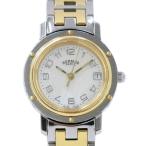 HERMES エルメス/クリッパー/レディース/コンビ/クォーツ/CL4.220/192****/レディース時計/ABランク/19【中古】