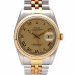 ROLEX ロレックス/1994年頃製造 コンビ/デイトジャスト・シャンパンローマン/SS×YG/W番/16233/W41**********/ROLEX/ABランク/07【中古】